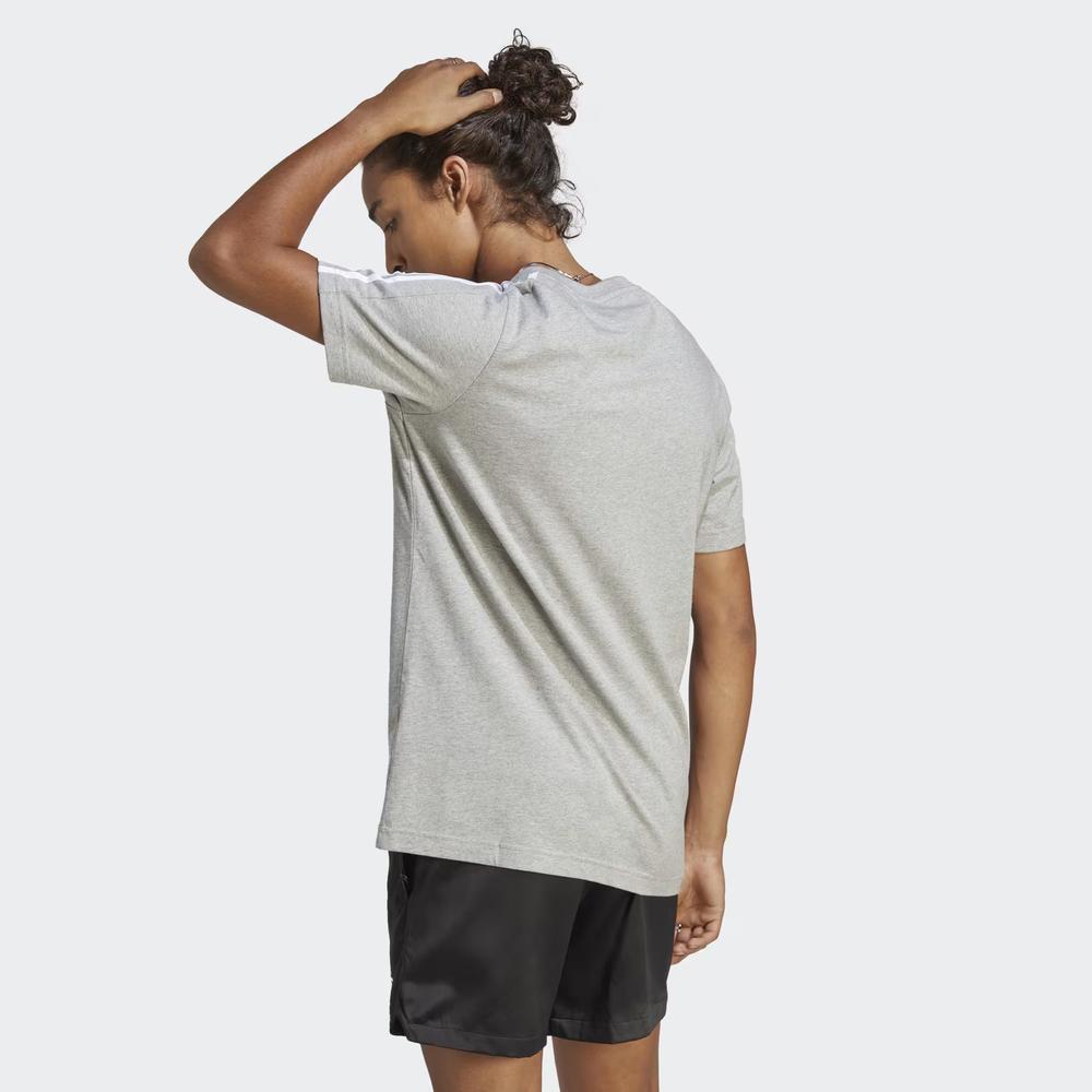 Koszulka adidas Essentials Single Jersey 3-Stripes IC9337 - szara