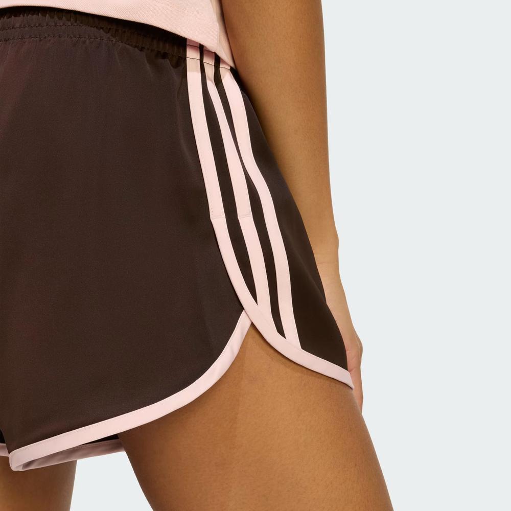 Spodenki damskie adidas Originals 3-Stripes Sprinter KC9006 - brązowe