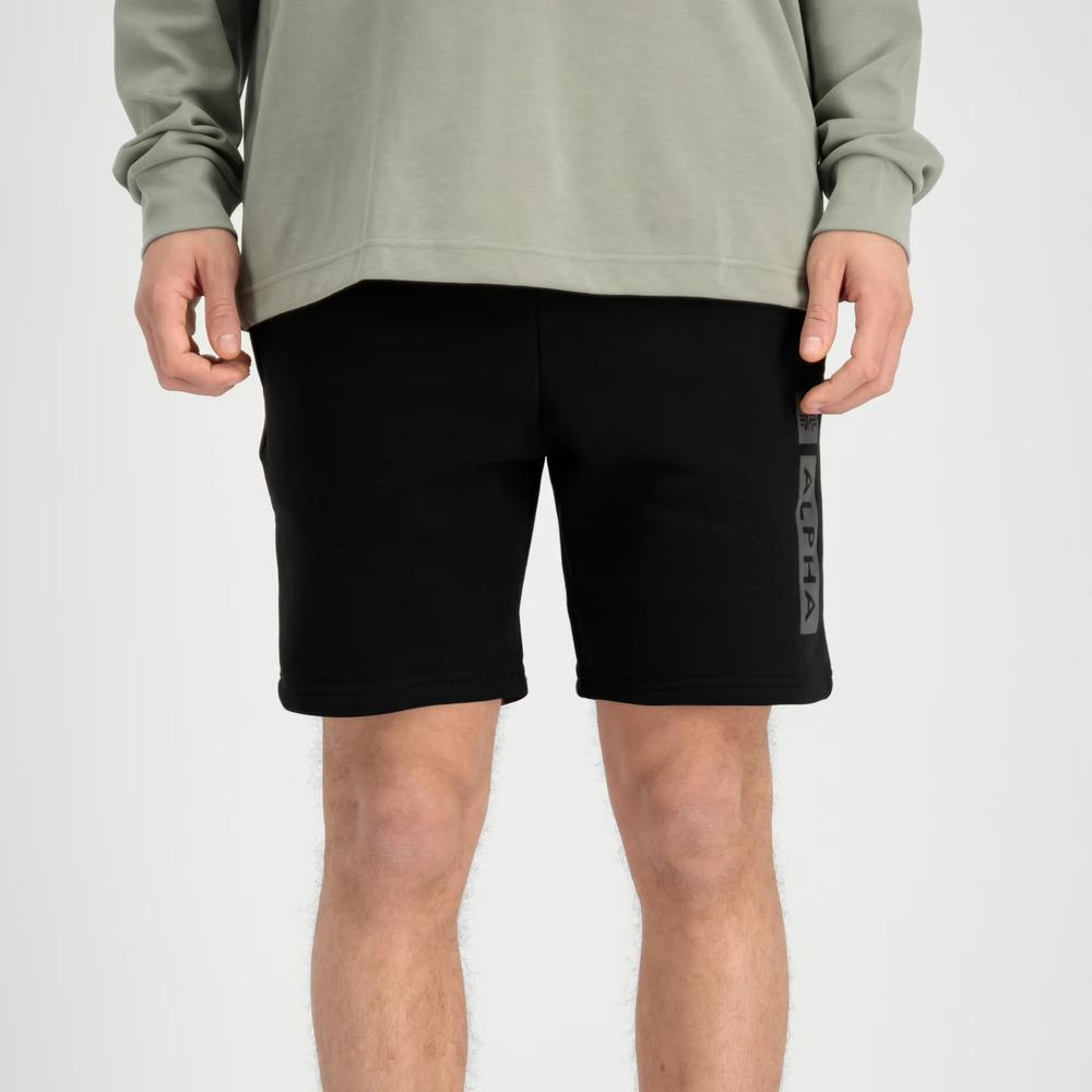 Spodenki męskie Alpha Industries Puff Print 14636503 - czarne