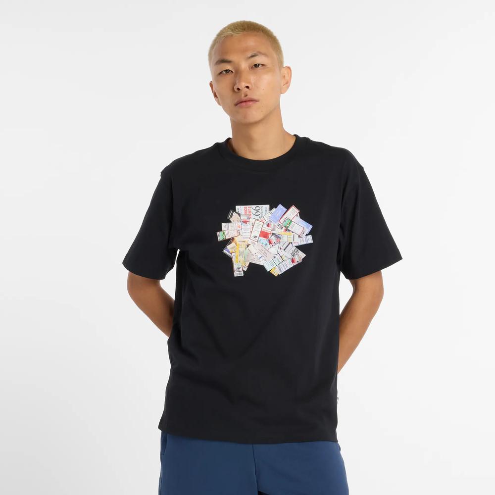 Koszulka męska New Balance MT53905BK - czarna