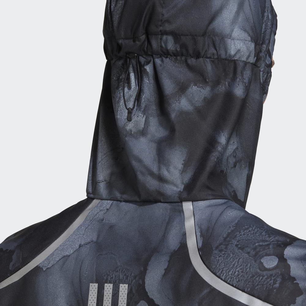 Kurtka adidas Marathon Fast Graphic Jacket HE4562 - czarna