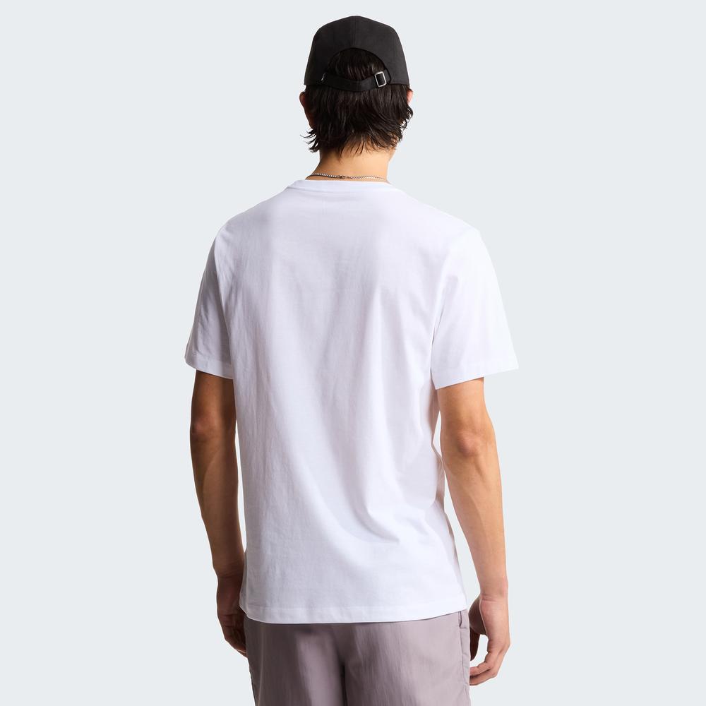 Koszulka męska The North Face Evolution Simple Dome 0A8CZ2FN41 - biała