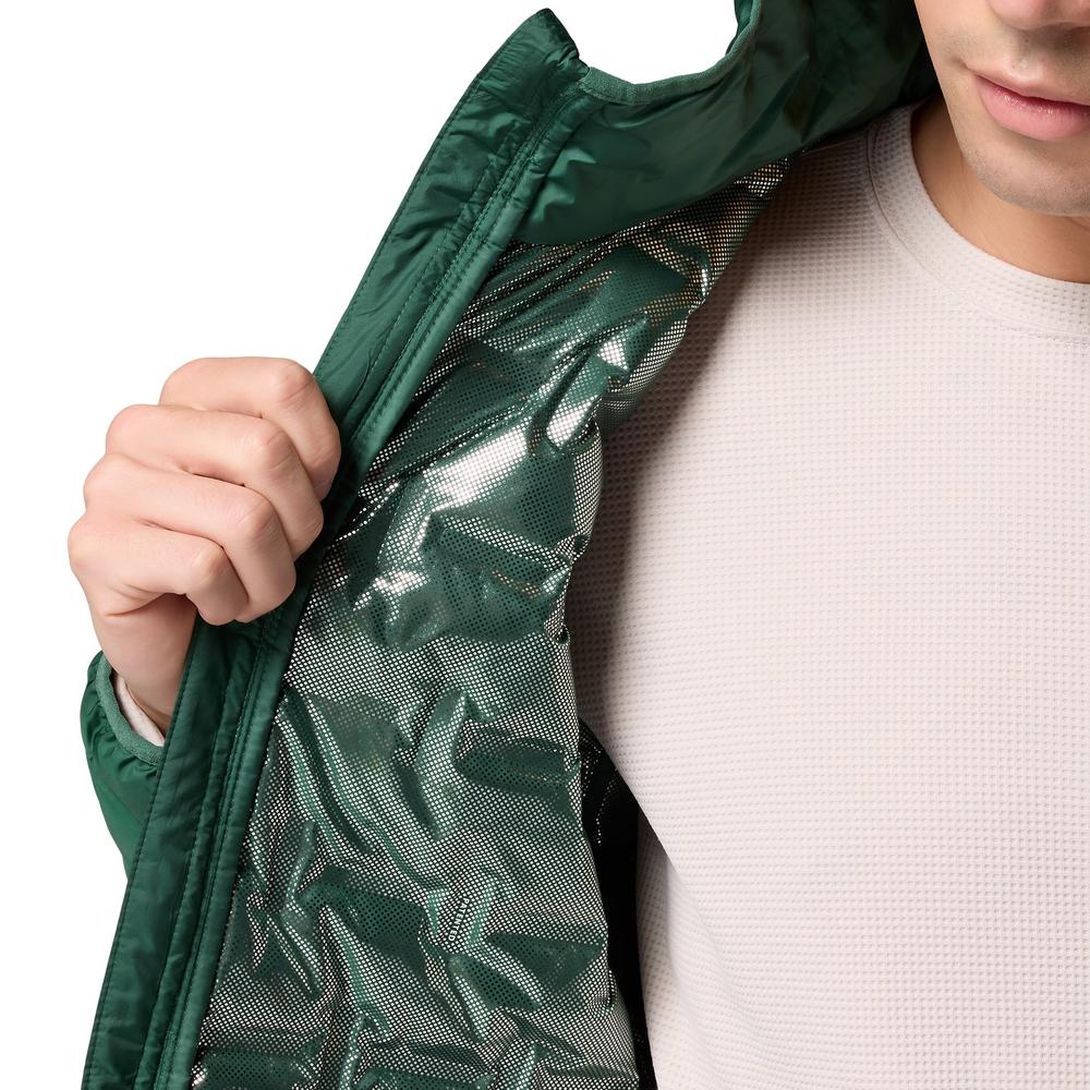 Kurtka męska Columbia Delta Ridge II Down Hooded 2086222375 - zielona