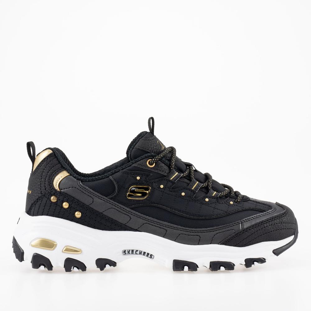 Buty Skechers D'Lites Ladies Night 149267BKGD - czarne