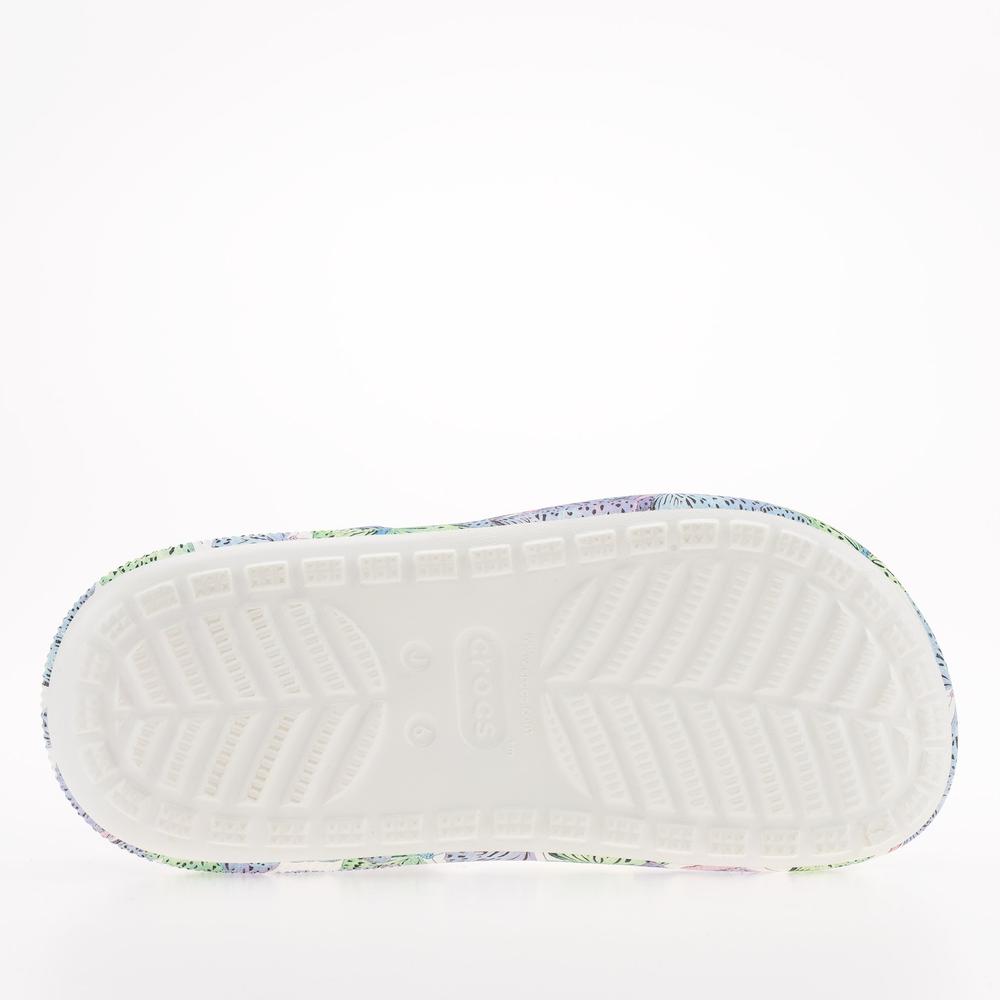 Klapki Crocs Classic Cutie Butterfly Clog 208298-94S - białe