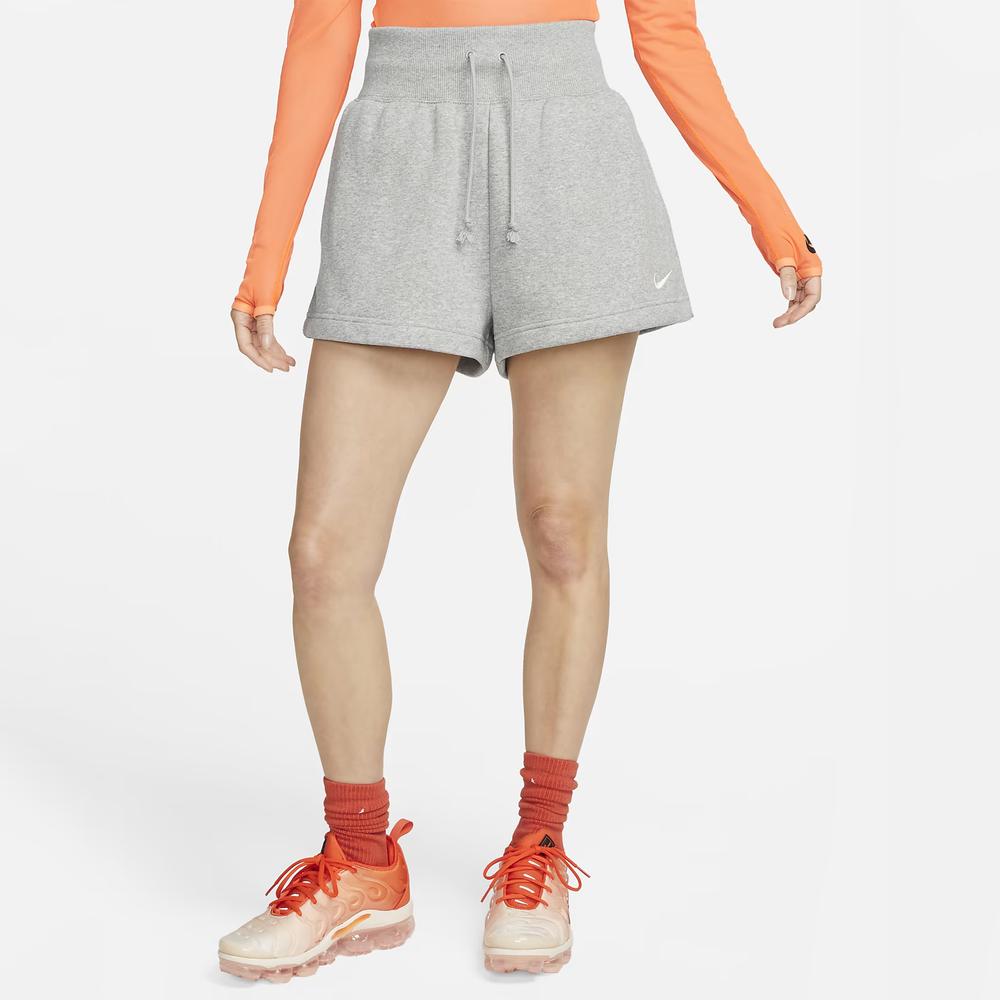 Spodenki damskie Nike Sportswear Phoenix Fleece FD1409-063 - szare