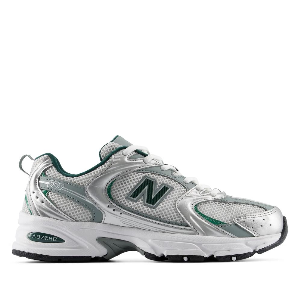 Buty unisex New Balance U530SMS - srebrne