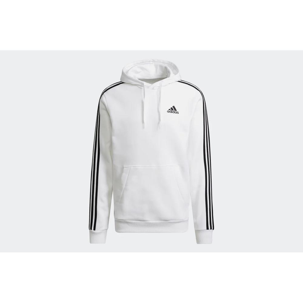 Bluza adidas Essentials Fleece 3-Stripes Hoodie GU2522 - biała
