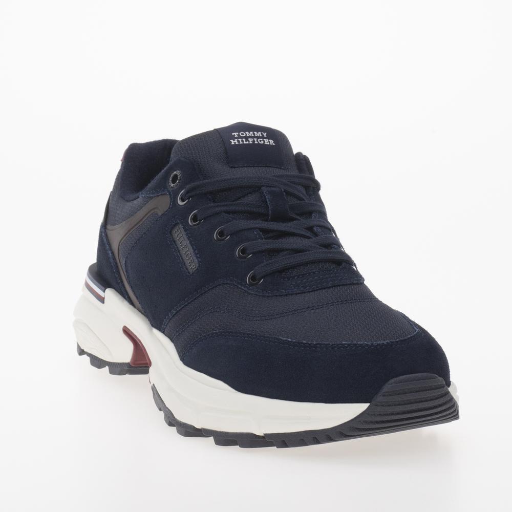 Buty Tommy Hilfiger Runner Cordura Mix FM0FM05221-DW5 - granatowe