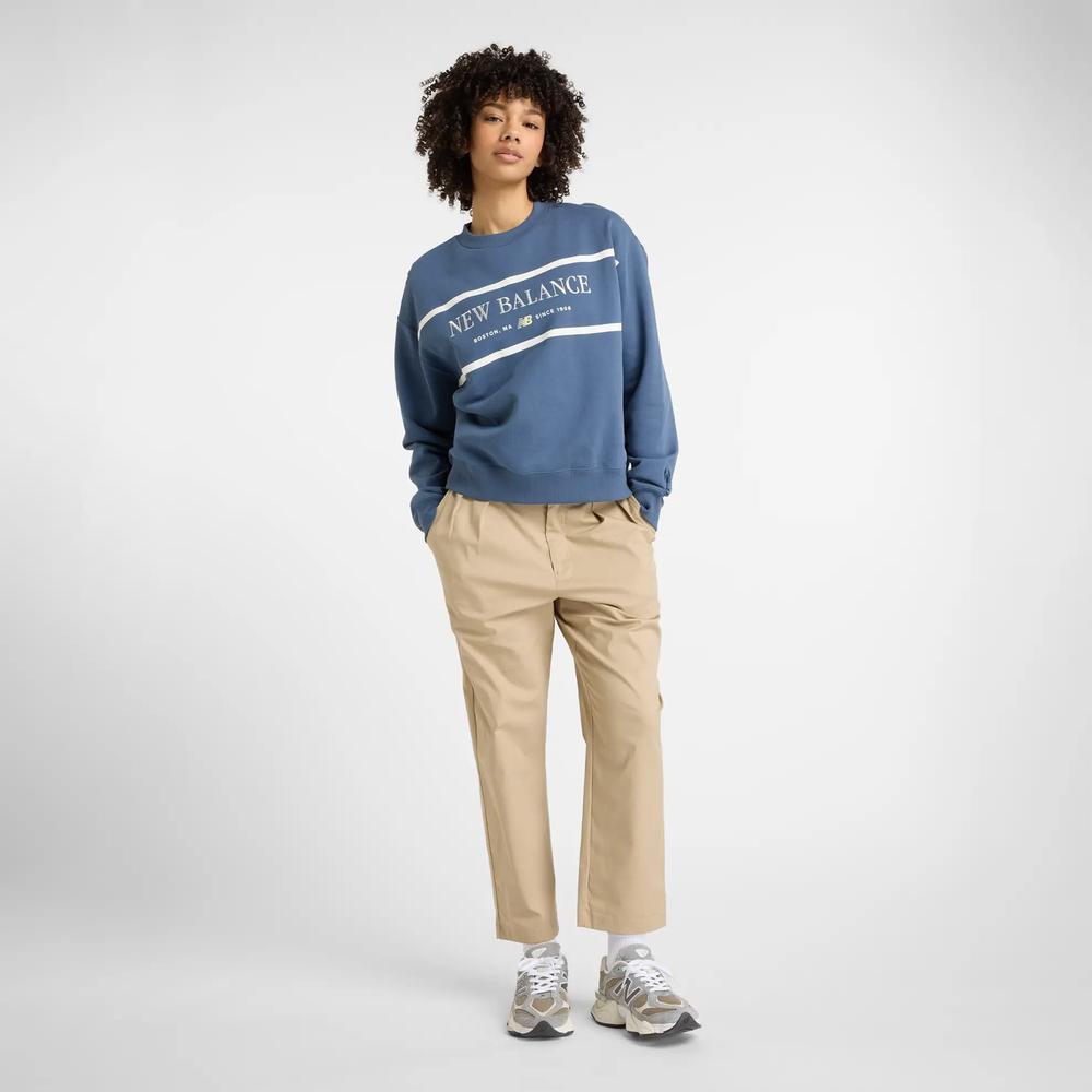 Bluza New Balance WT51923VTI - niebieska