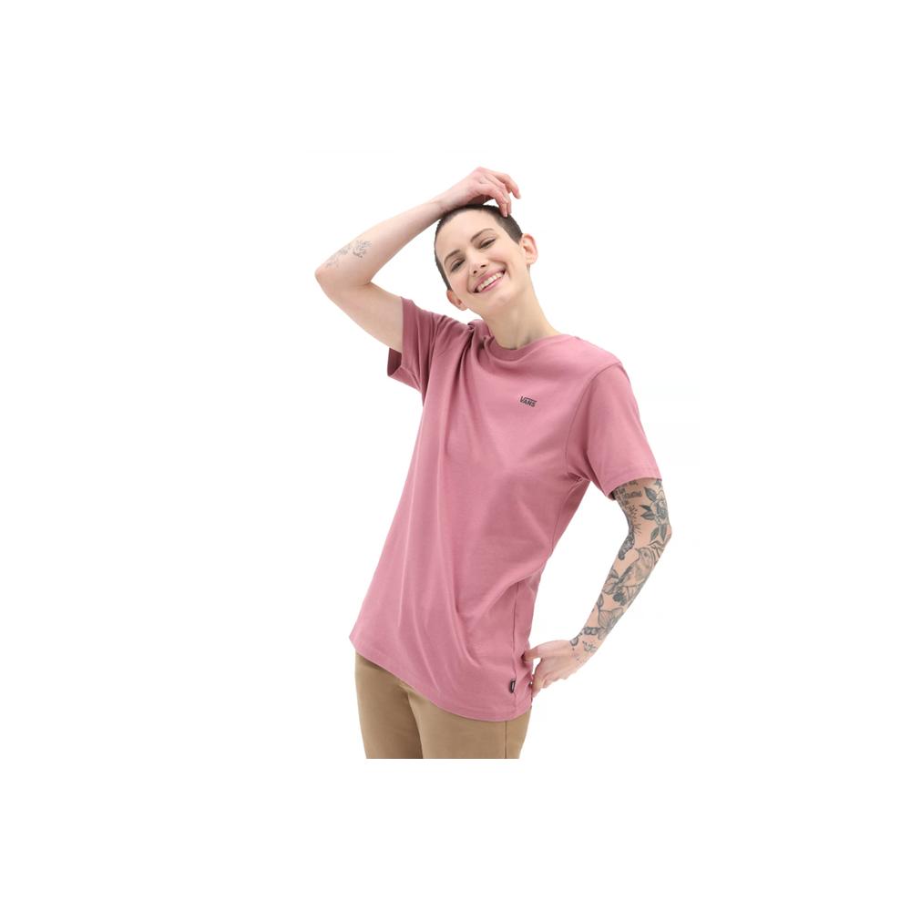 Koszulka Vans Left Chest Logo VN0A7RSRYRT1 - różowa
