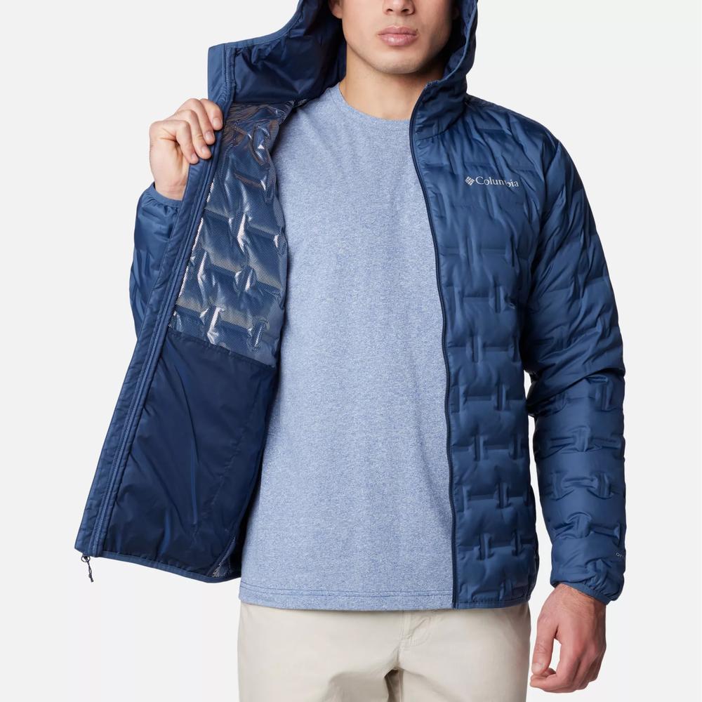 Kurtka Columbia Delta Ridge II Down Hooded 2086222478 - niebieska