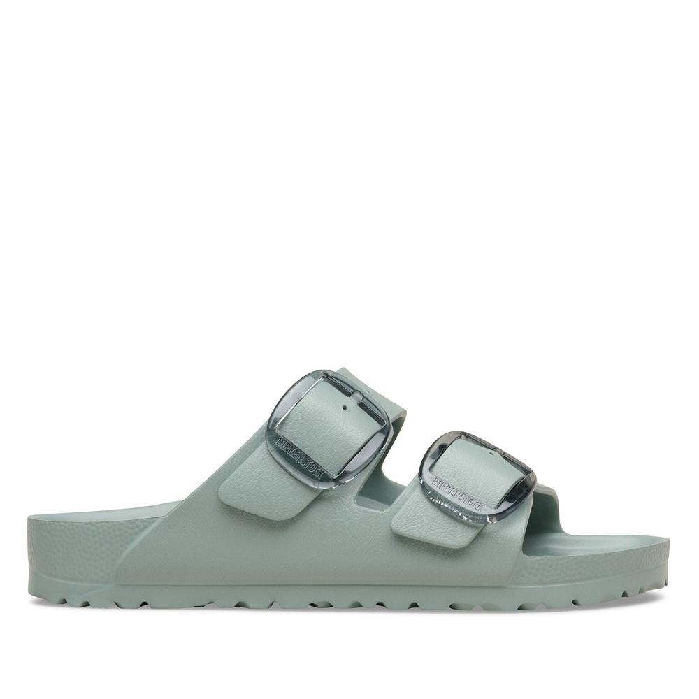 Klapki damskie Birkenstock Arizona Big Buckle 1031301 - zielone