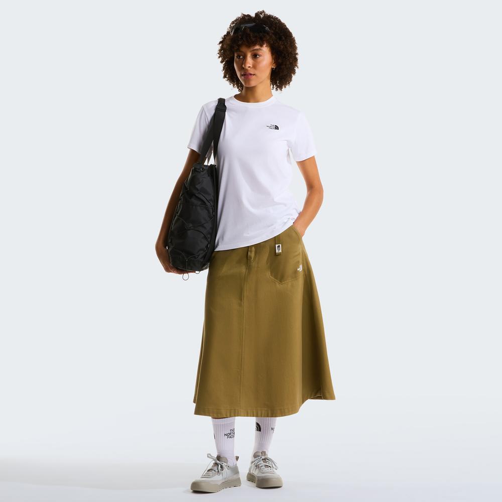 Koszulka damska The North Face Evolution Simple Dome 0A8FX7FN41 - biała