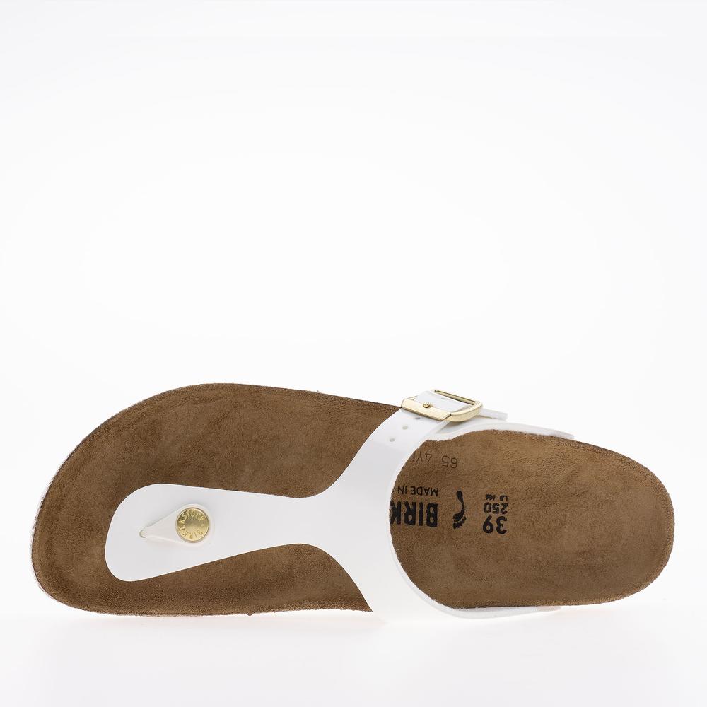 Japonki damskie Birkenstock Gizeh BF 1005300 - białe