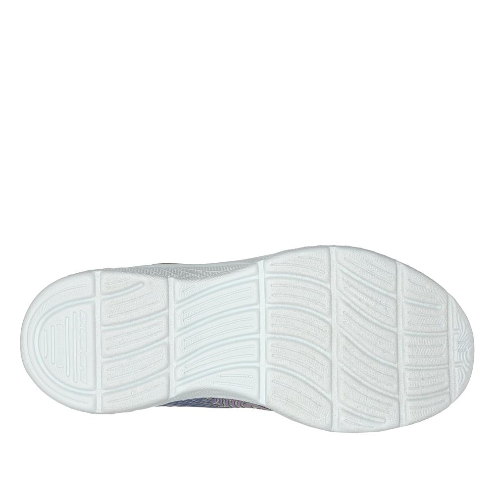 Buty dziecięce Skechers Microspec Plus Swirl Sweet 303535LGYMT - szare