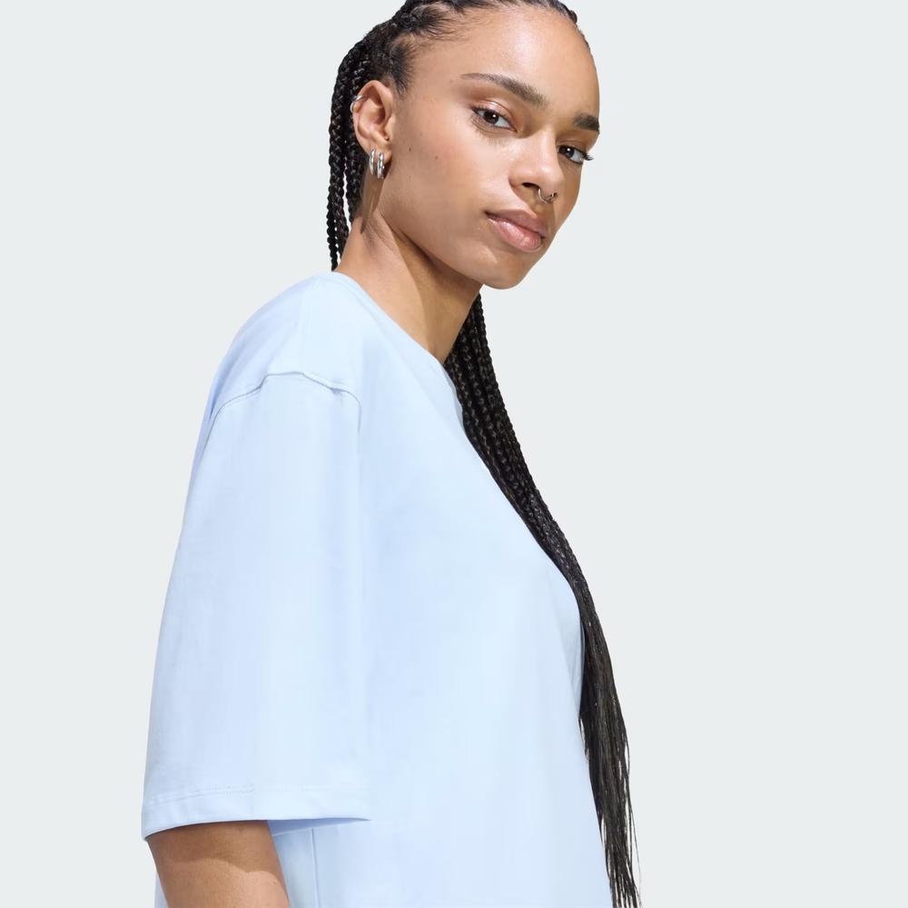 Koszulka damska adidas Originals Essentials Boyfriend KD1374 - niebieska