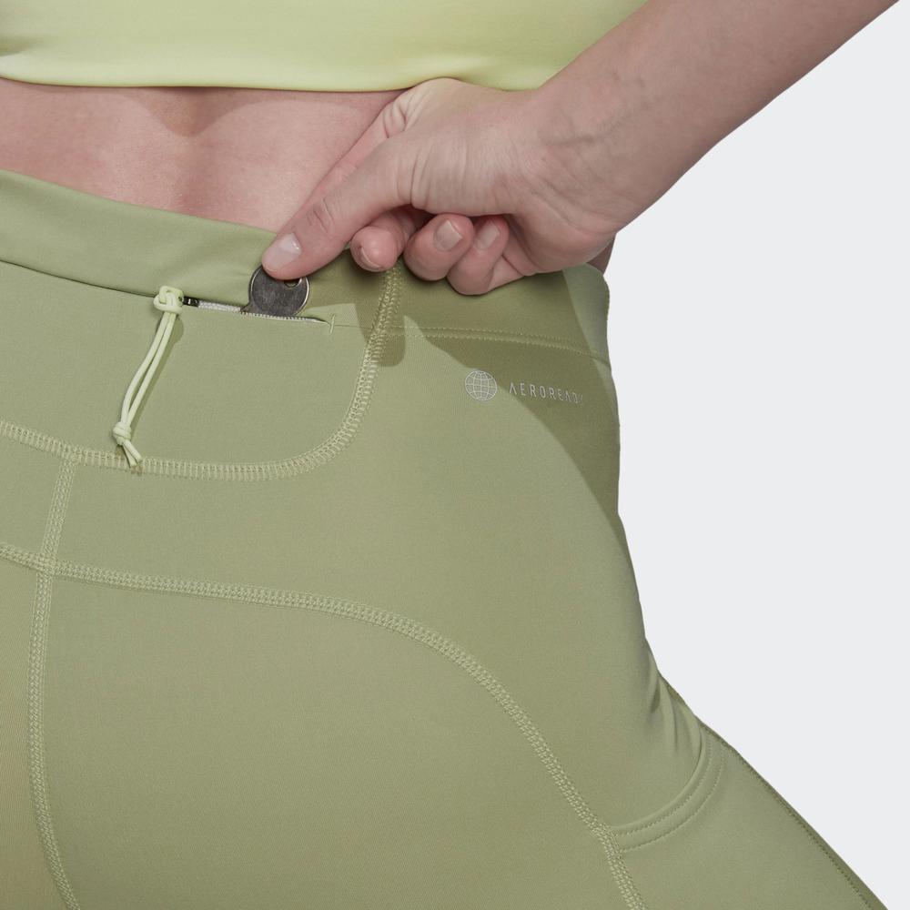 Legginsy adidas Fastimpact Running 7/8 HD7056 - zielone