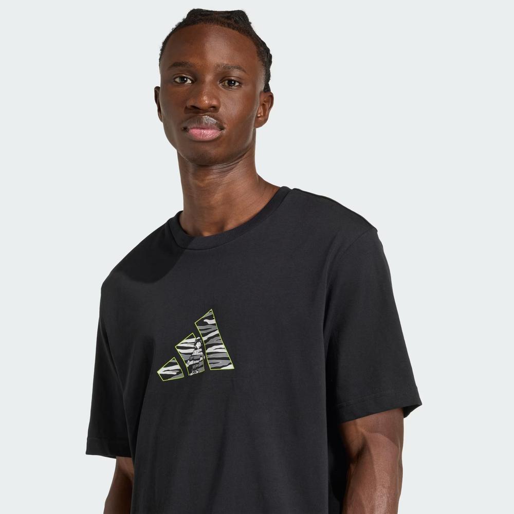 Koszulka męska adidas Camo Expolorer Graphic JZ7500 - czarna