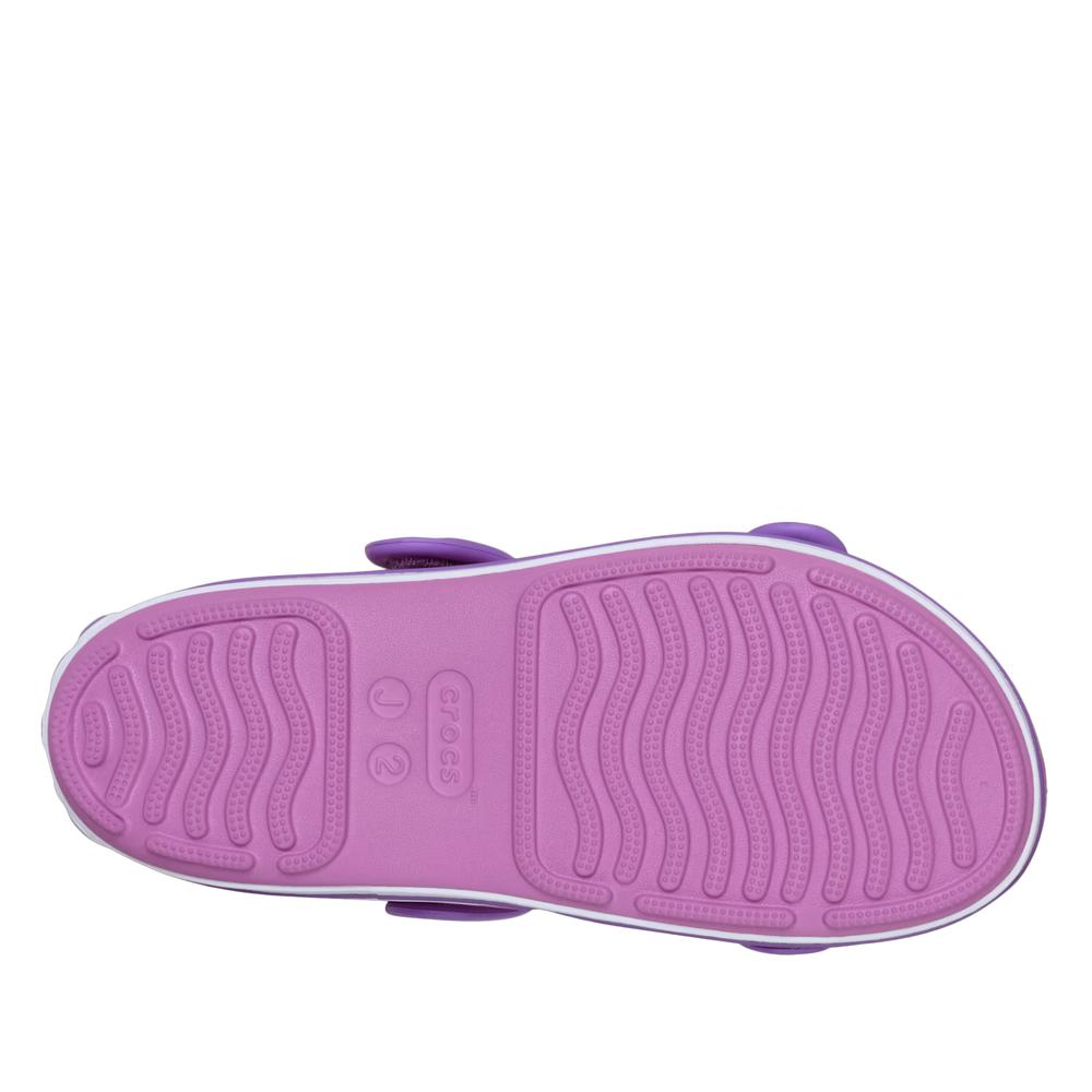 Sandały dziecięce Crocs Crocband Cruiser Sandal 209423-6WQ - różowe