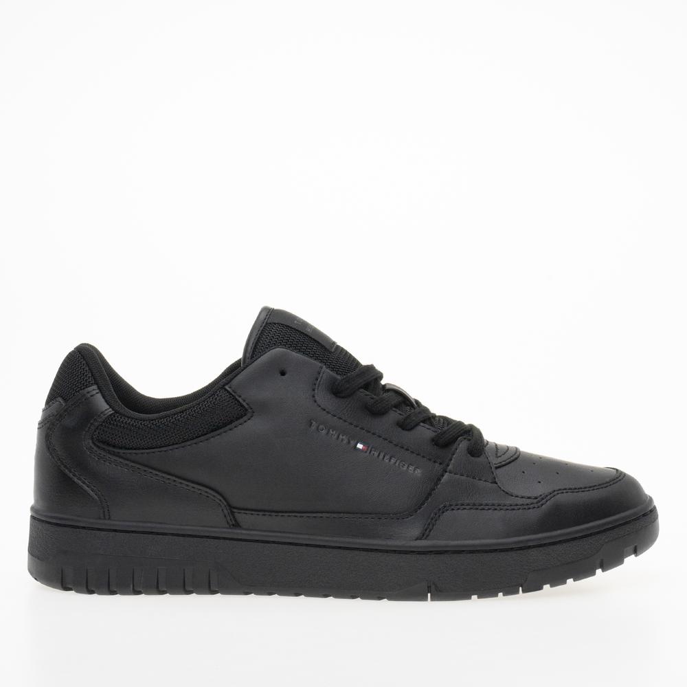Buty Tommy Hilfiger Basket Core Leather FM0FM05040-BDS - czarne