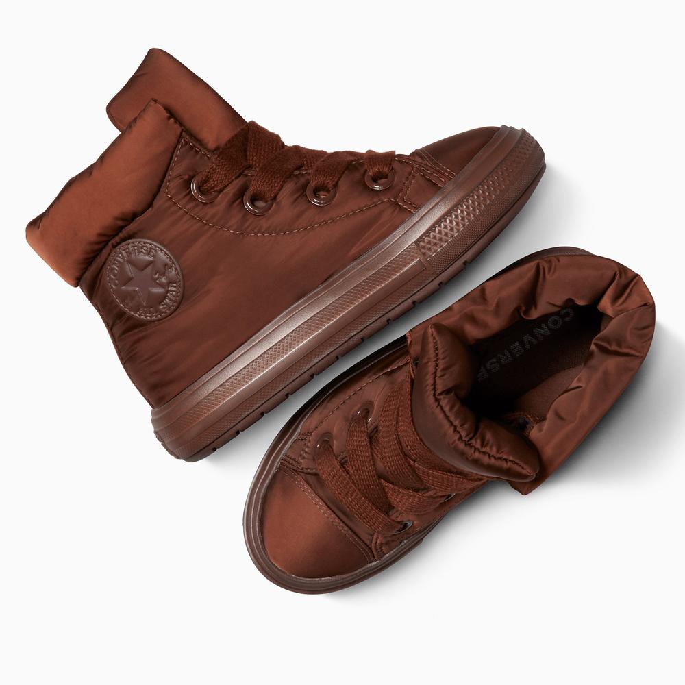Buty damskie Converse Chuck Taylor All Star Elements Boot A12940C - brązowe