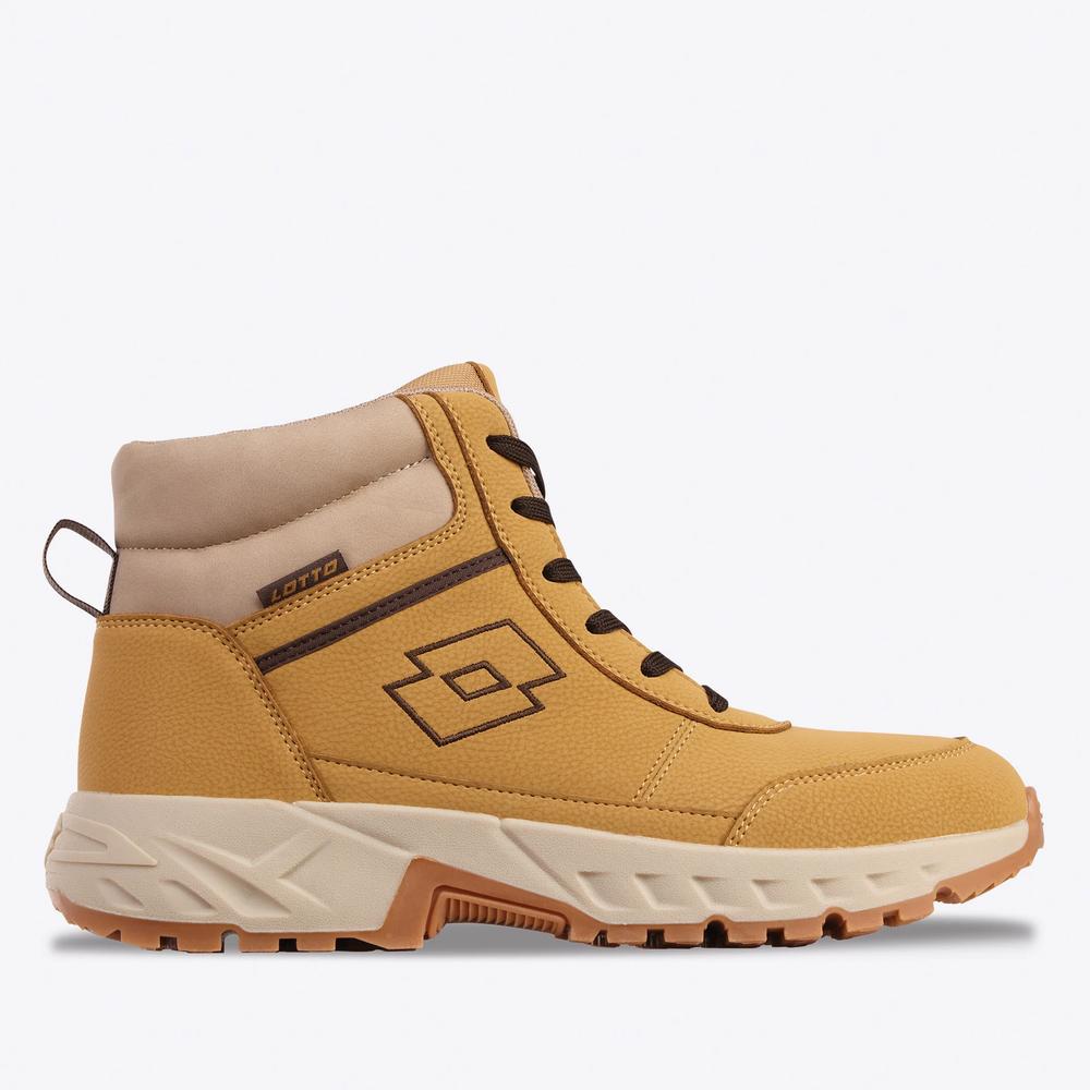 Buty męskie Lotto Evedal Mid 2400300U-7272 - brązowe