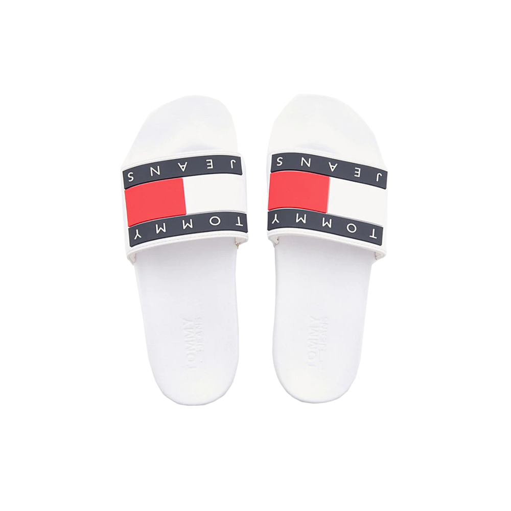 TOMMY JEANS FLAG POOL SLIDE > EM0EM00284-100