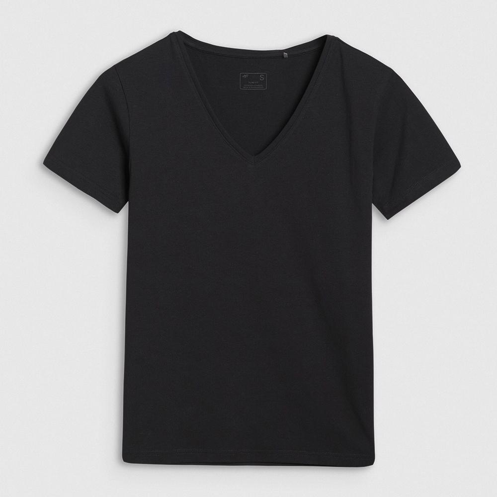 Koszulka damska 4F WSS25TTSHF199020S - czarna