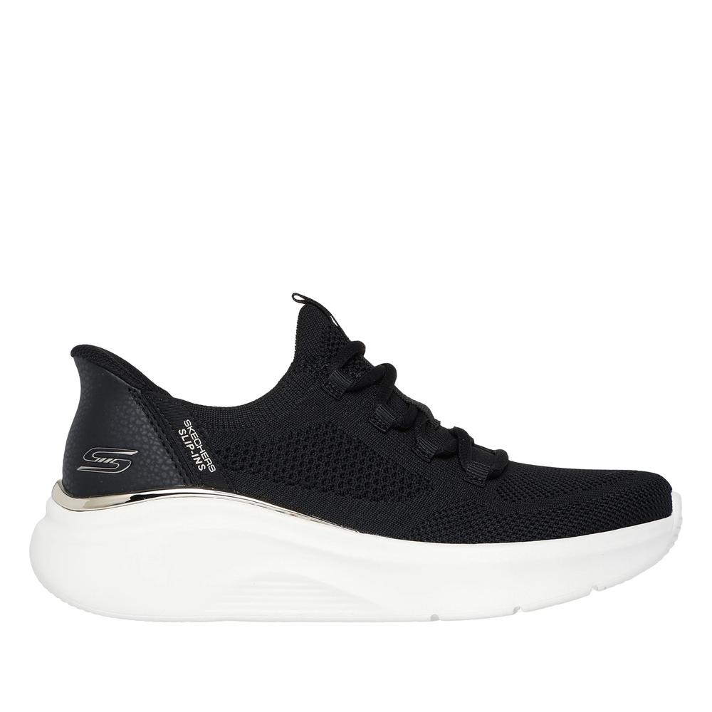 Buty damskie Skechers Slip-ins Bobs Sport B Love Tru Delight 117617BLK - czarne