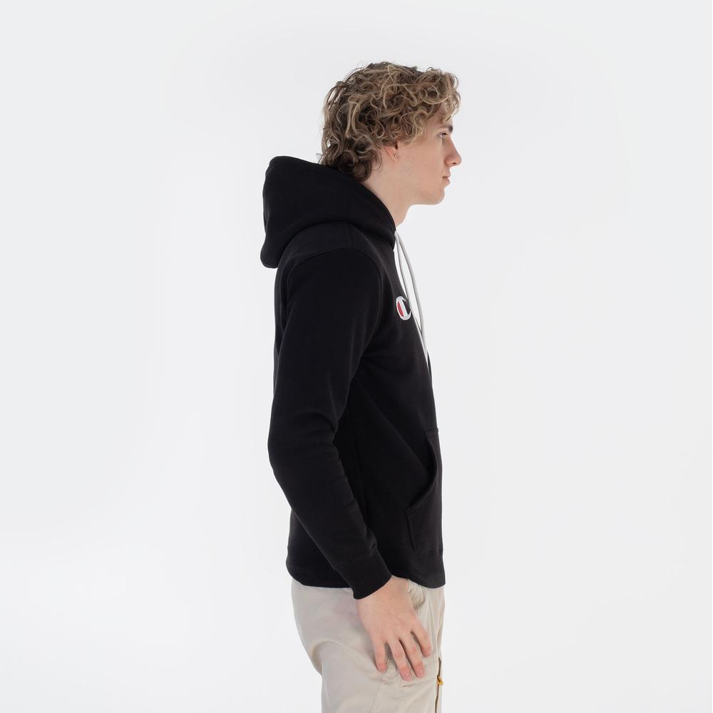 Bluza Champion Embroidered Script Logo Hoodie 219203-KK001 - czarna