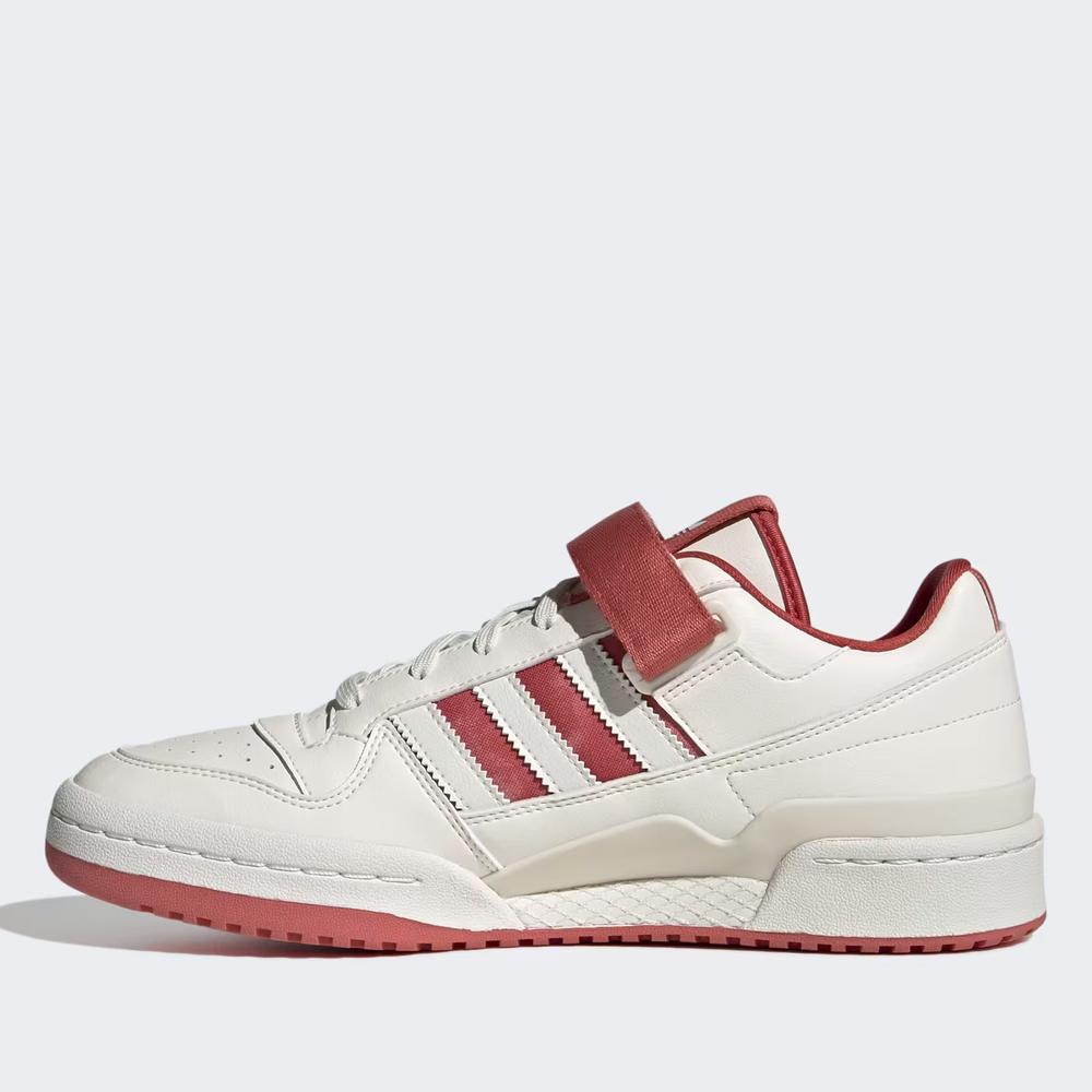Buty adidas Originals Forum Low GW2043 - kremowo-czerwone