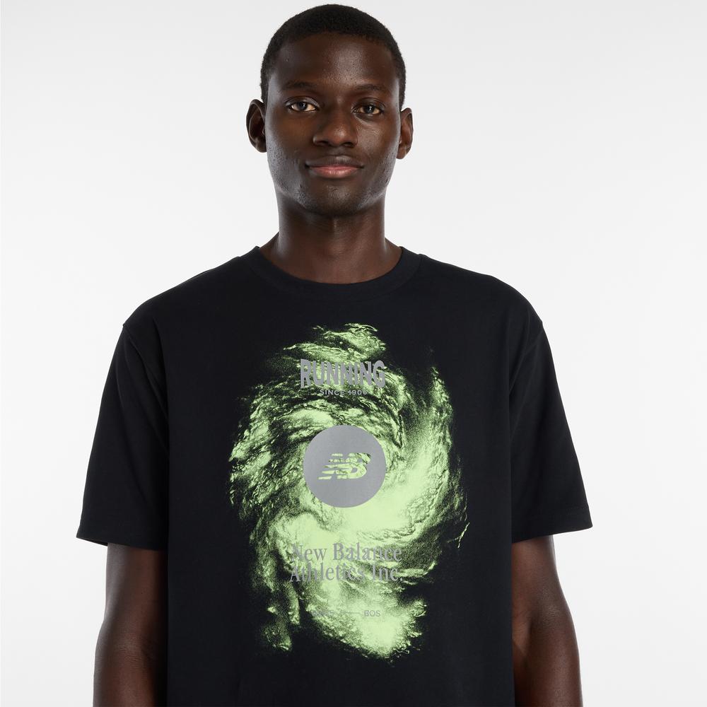 Koszulka męska New Balance Vortex Performance MT6164W1BK - czarna