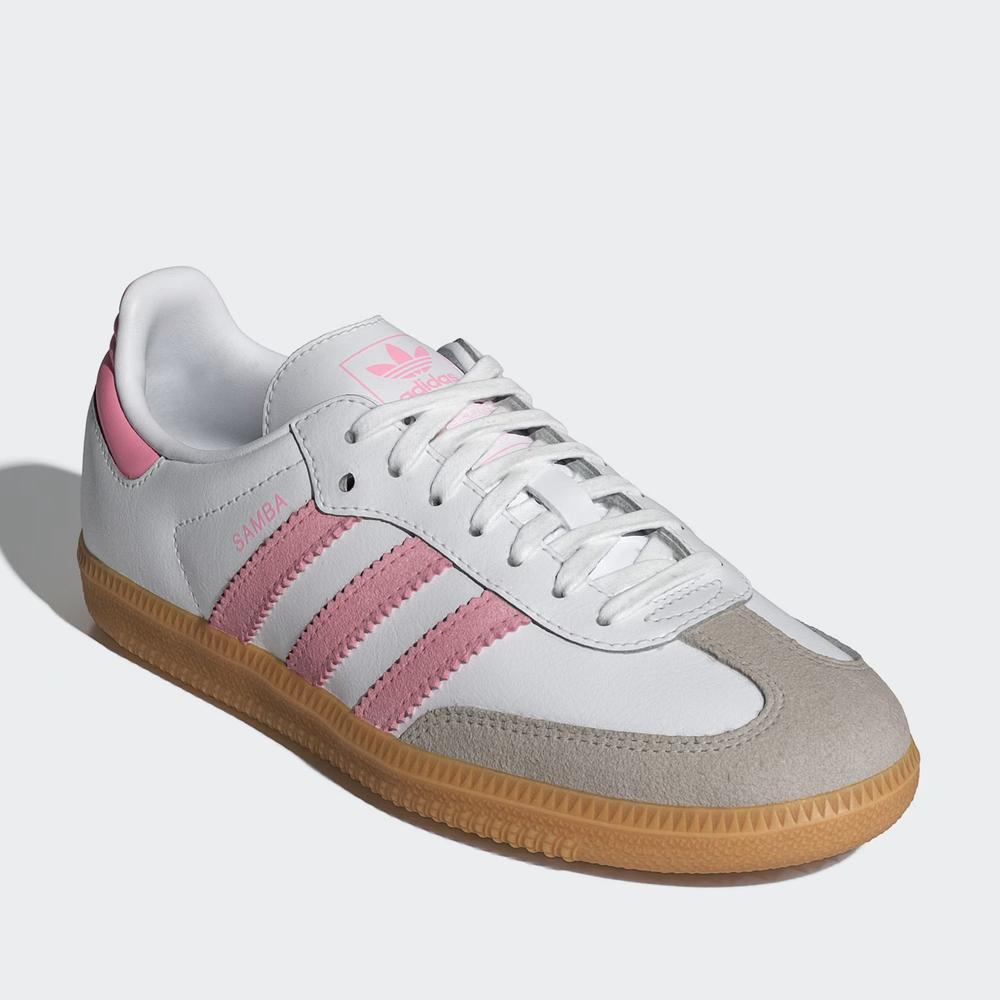 Buty młodzieżowe adidas Originals Samba OG J JQ2018 - białe