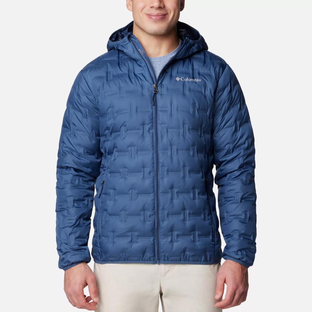 Kurtka Columbia Delta Ridge II Down Hooded 2086222478 - niebieska