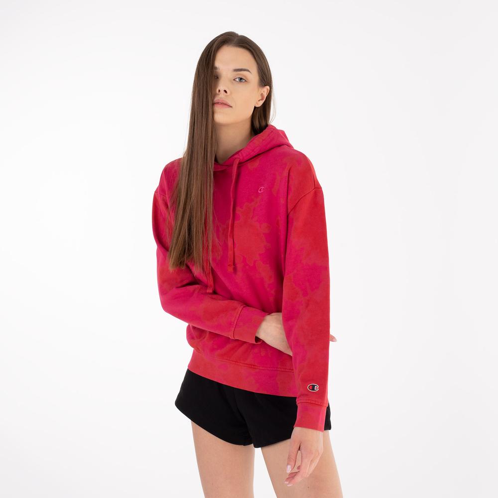 Bluza Champion Hooded Sweatshirt 116071-PS025 - czerwona