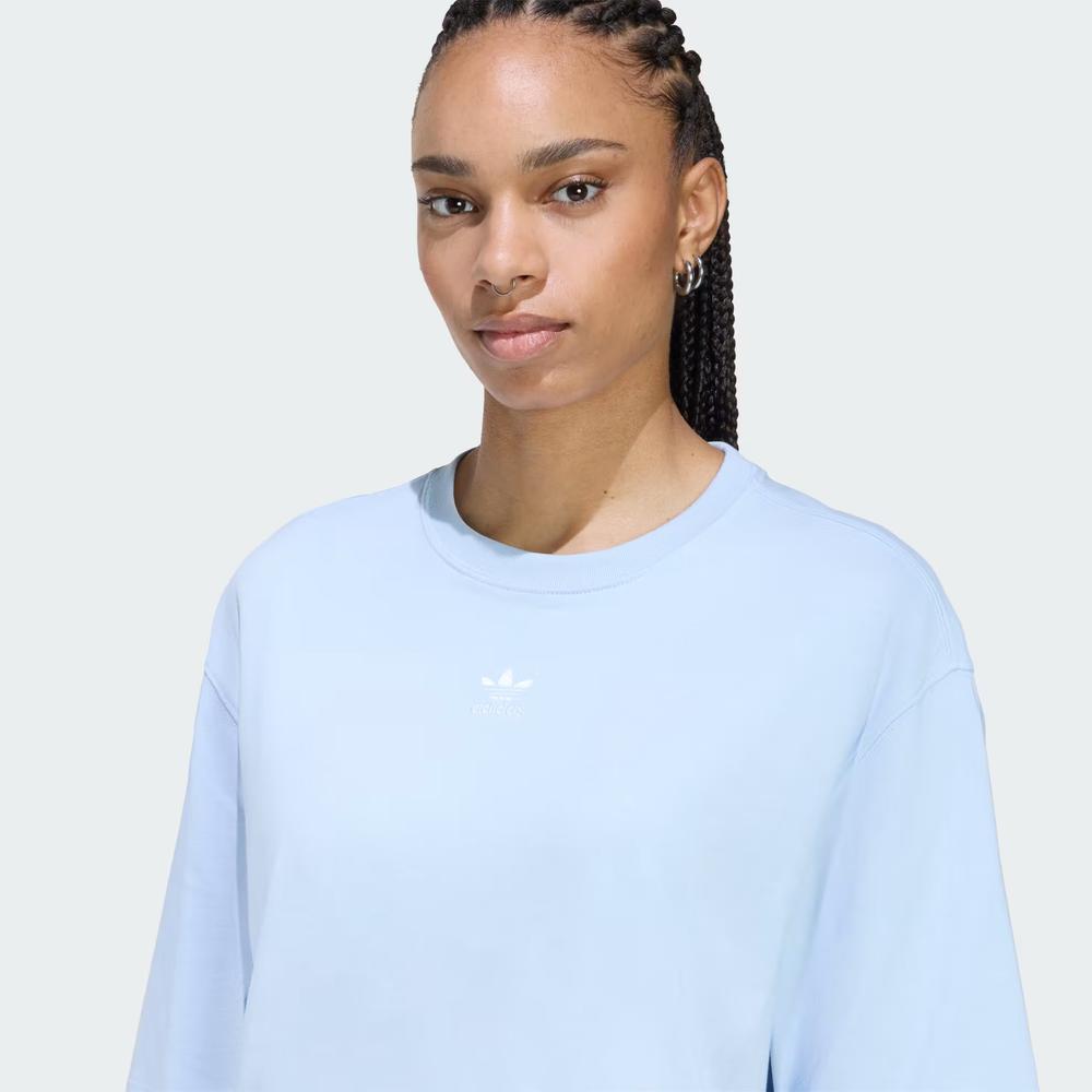 Koszulka damska adidas Originals Essentials Boyfriend KD1374 - niebieska