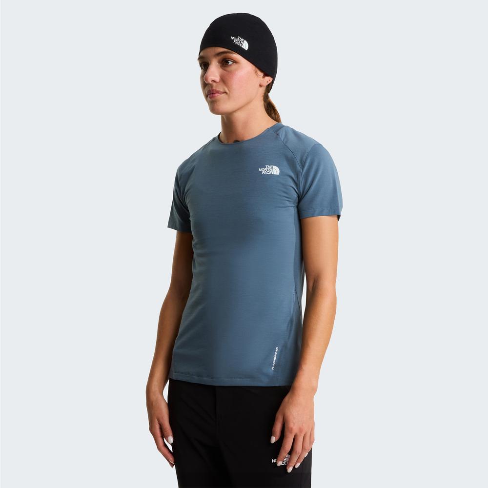 Koszulka damska The North Face Lightning Alpine 0A8BT50U31 - niebieska