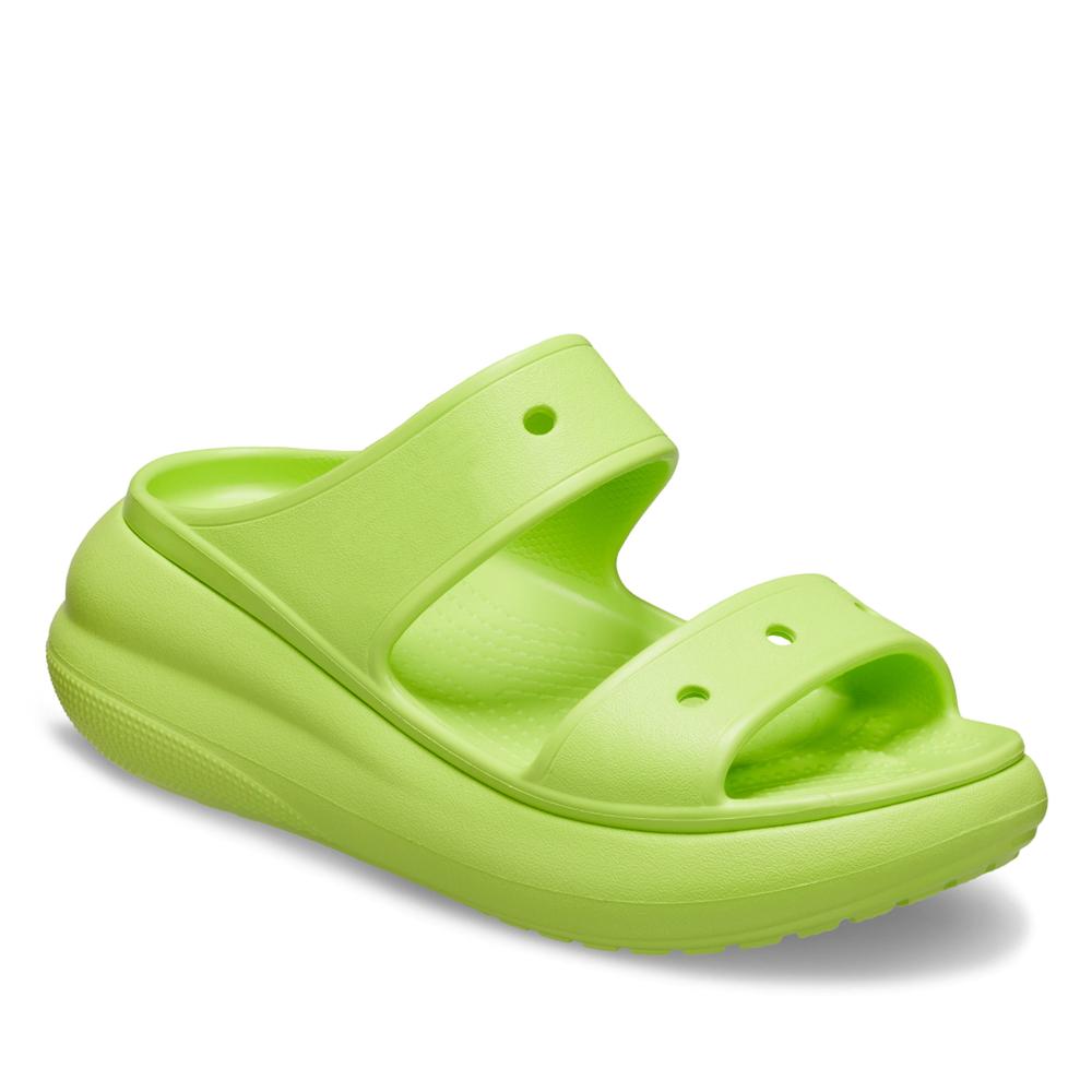 Klapki Crocs Crush Sandal 207670-3UH - zielone