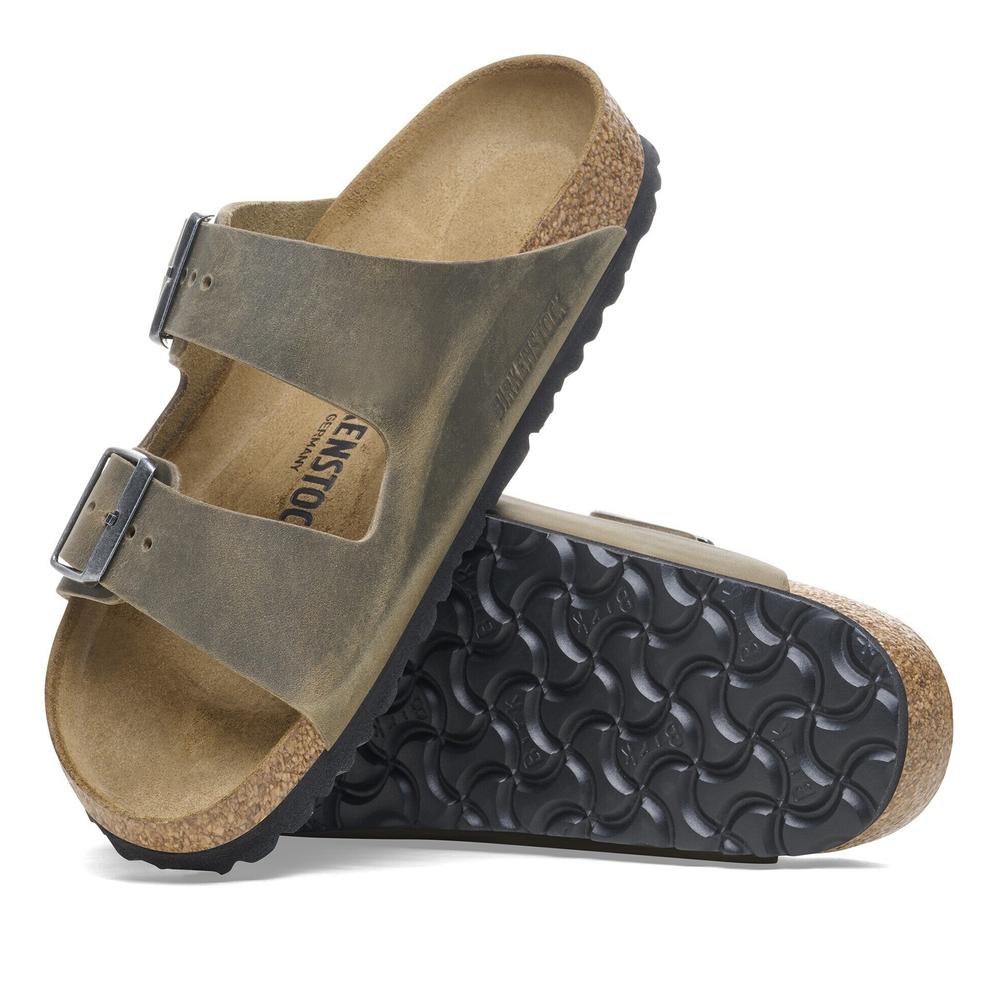 Klapki unisex Birkenstock Arizona 1027022 - zielone