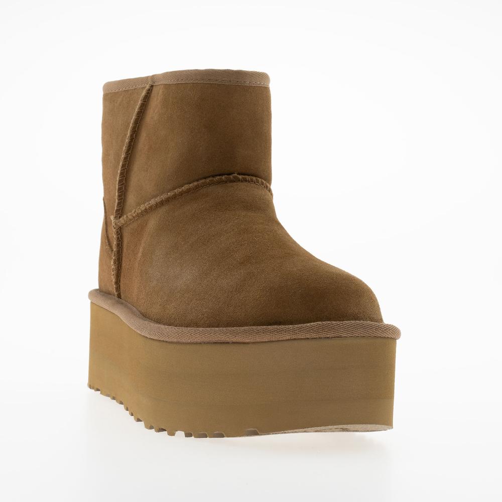 Buty damskie UGG Classic Mini Platform 1134991-CHE - brązowe