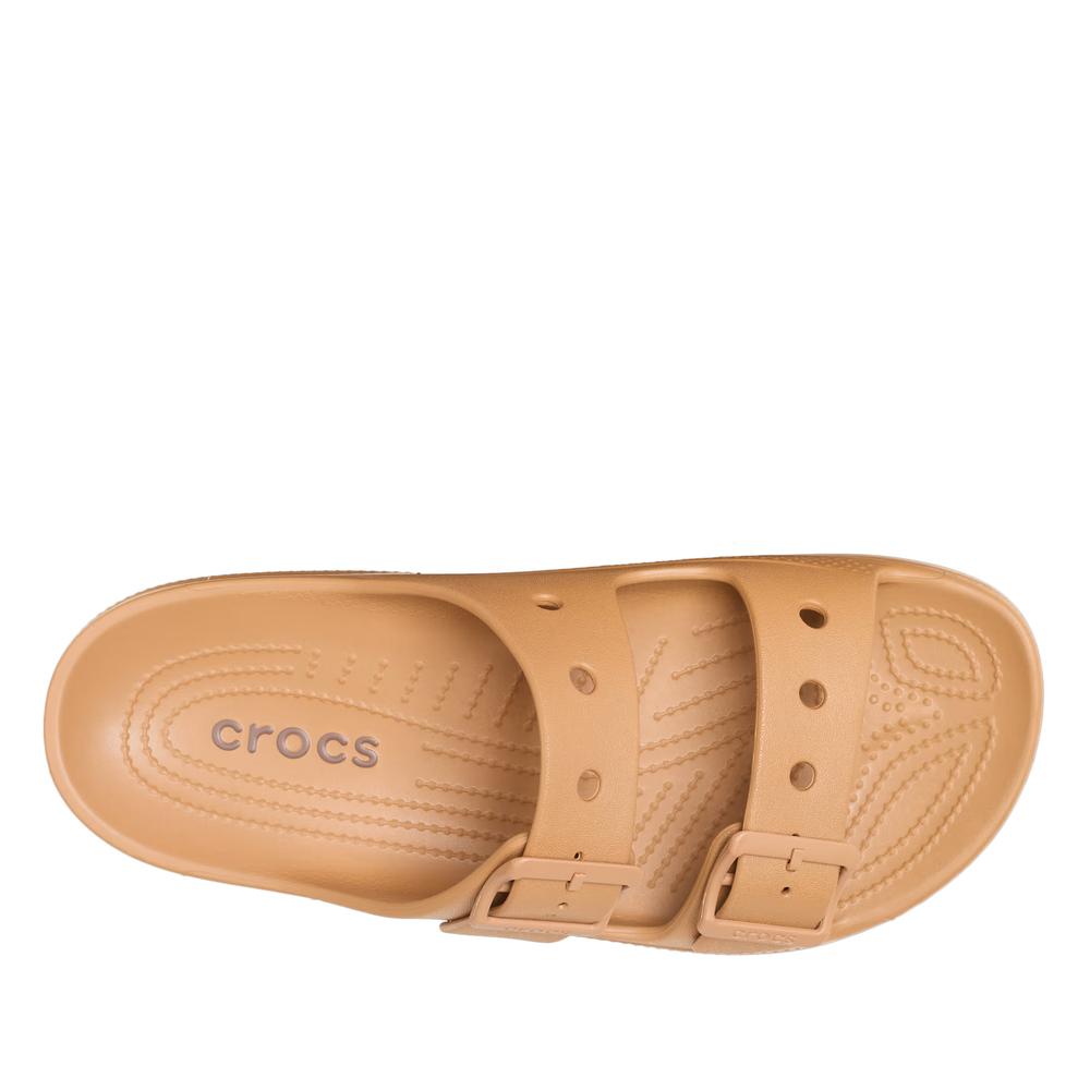 Klapki męskie Crocs Saturday Sandal 212245-2HI - pomarańczowe
