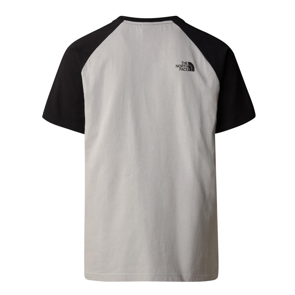 Koszulka The North Face Raglan Easy 0A87N7PI61 - biało-czarna