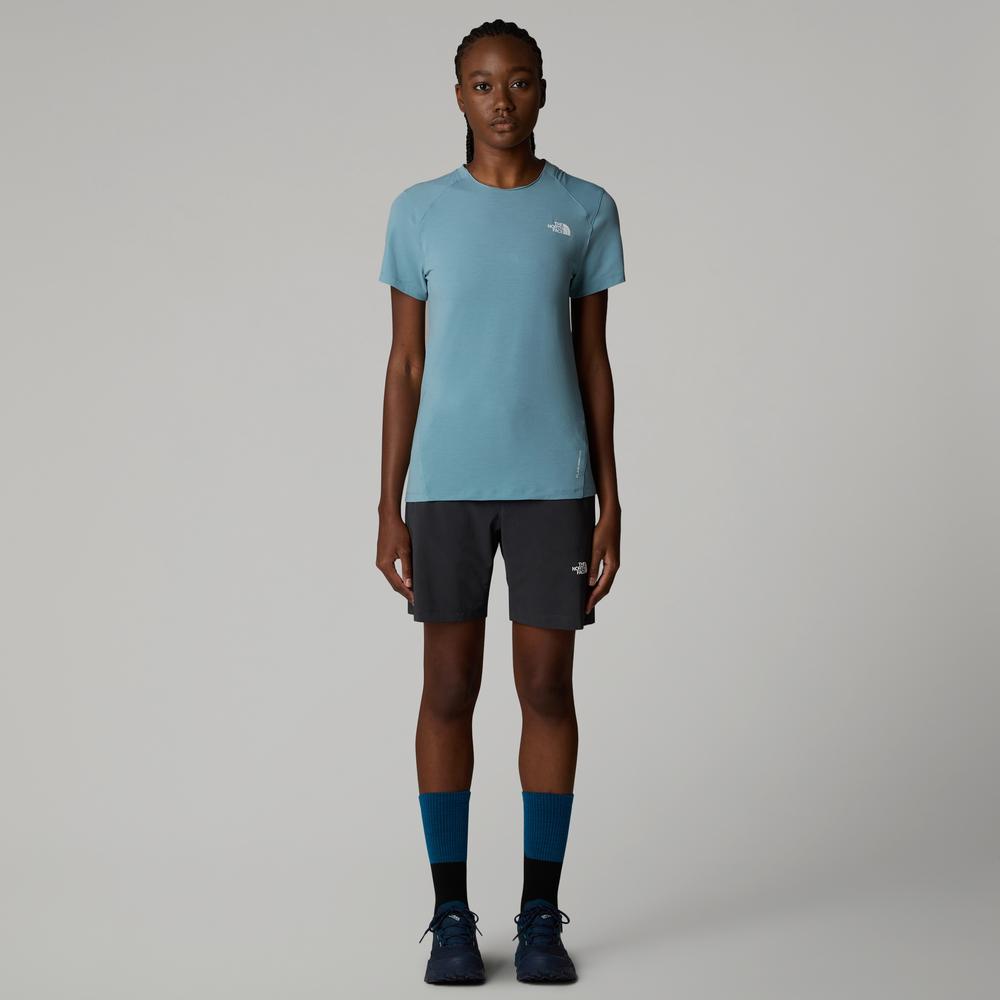 Koszulka damska The North Face Lightning Alpine 0A8BT54261 - niebieska