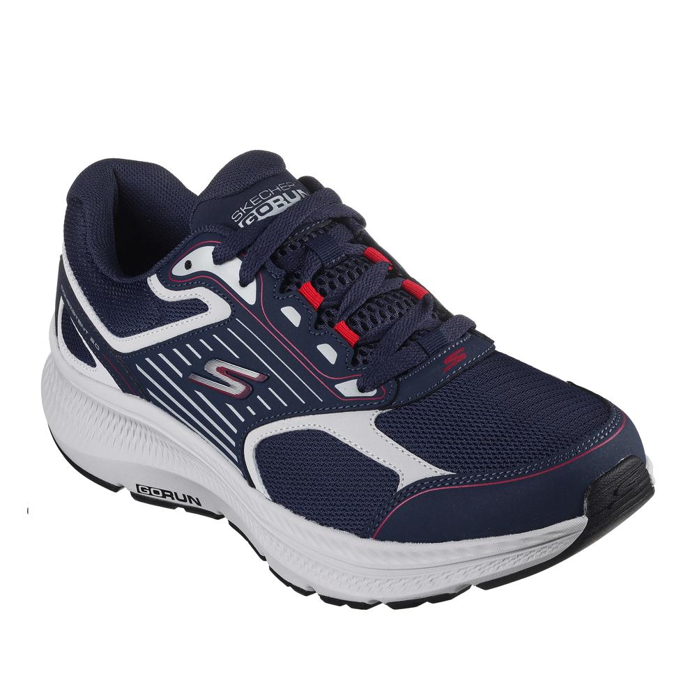 Buty męskie Skechers GOrun Consistent 2.0 220866NVRD - granatowe