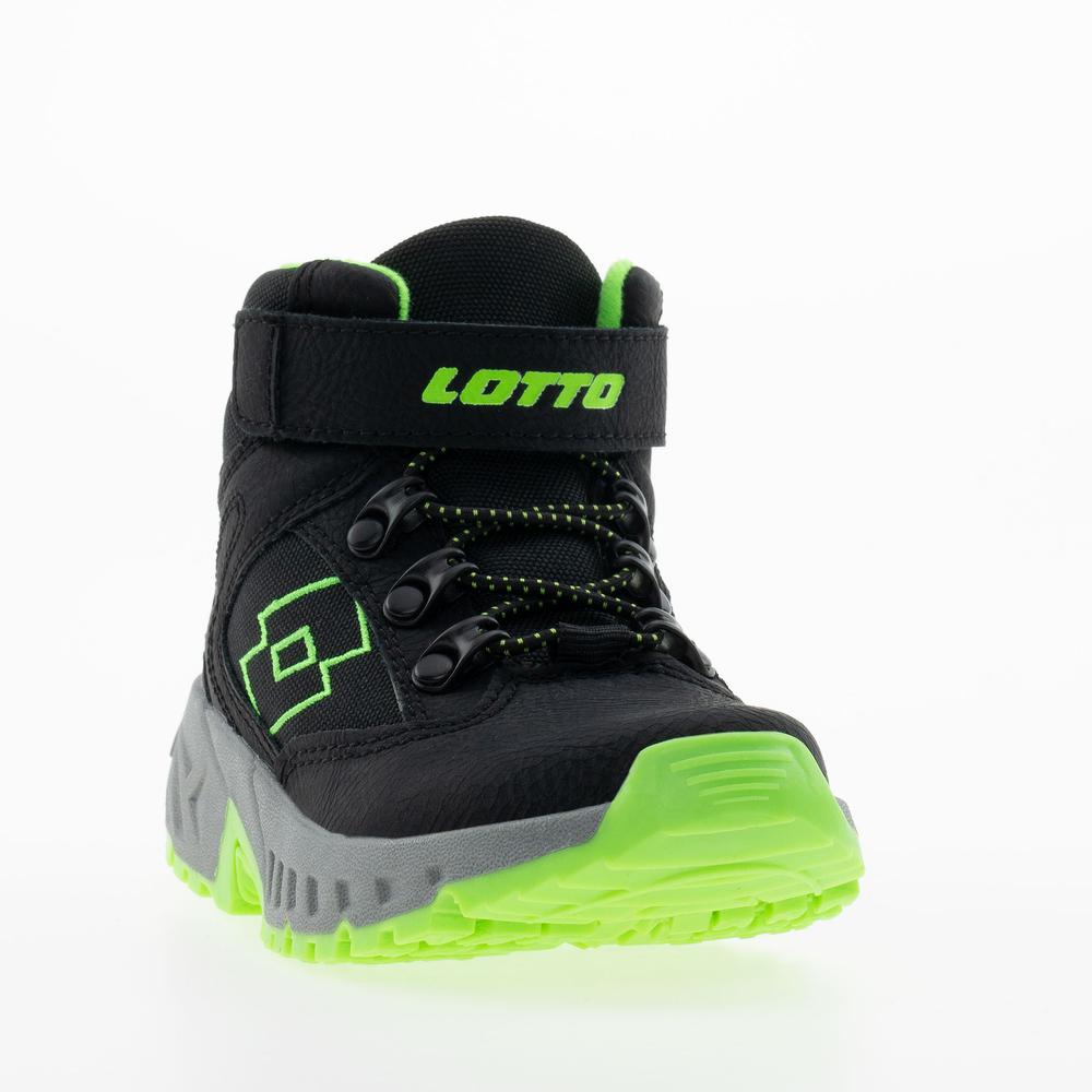 Buty dziecięce Lotto Woodlark Mid 2600440K-1164 - czarne