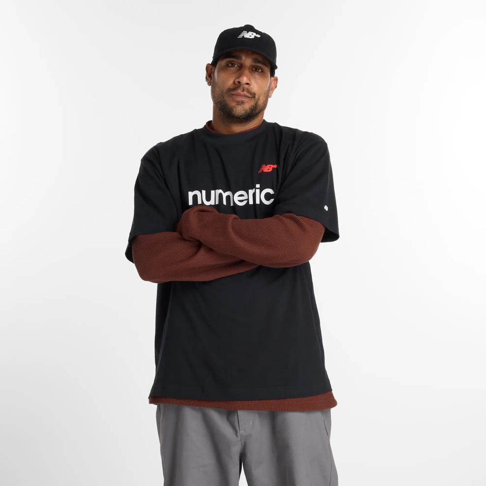 Koszulka męska New Balance MT53704BK - czarna