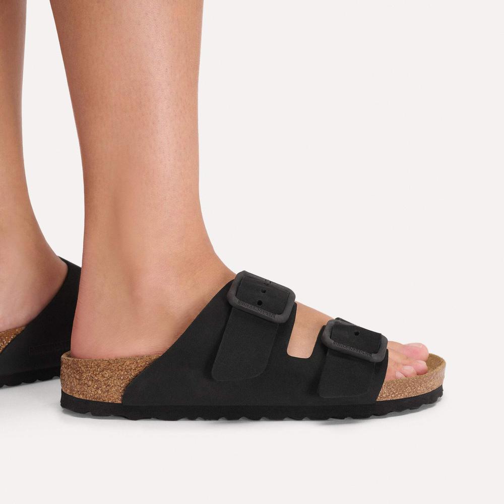 Klapki damskie Birkenstock Arizona Wire Buckle 1031697 - czarne