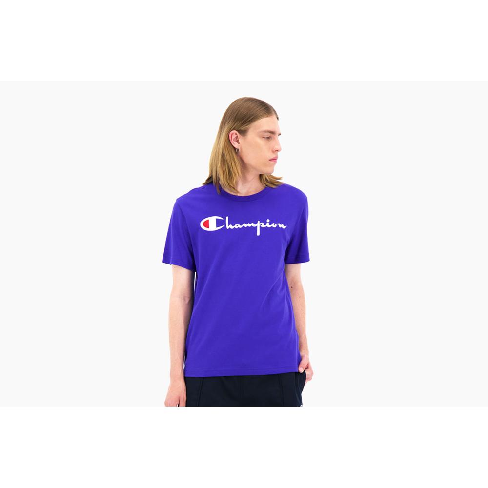 CHAMPION SCRIPT LOGO TEE > 210972-BS103