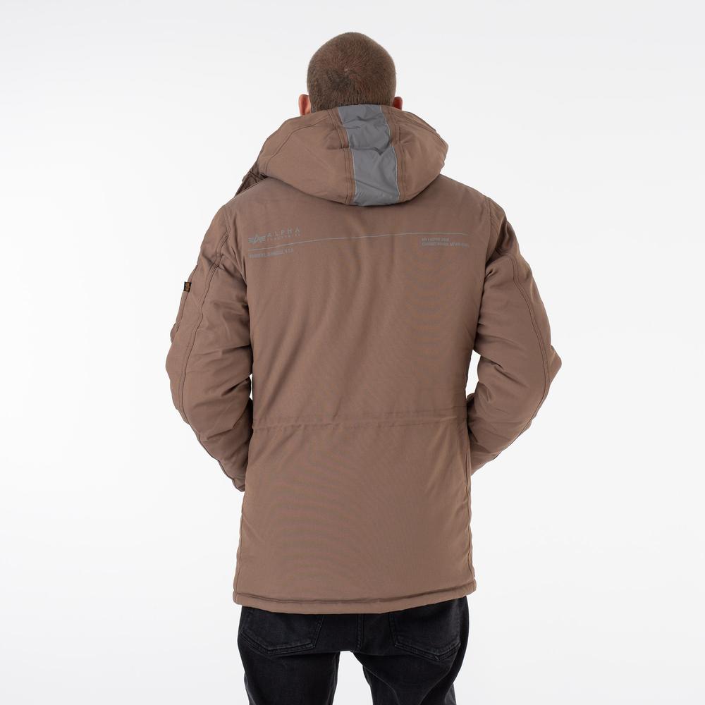 Kurtka Alpha Industries N3B Expedition Parka 108112183 - brązowa